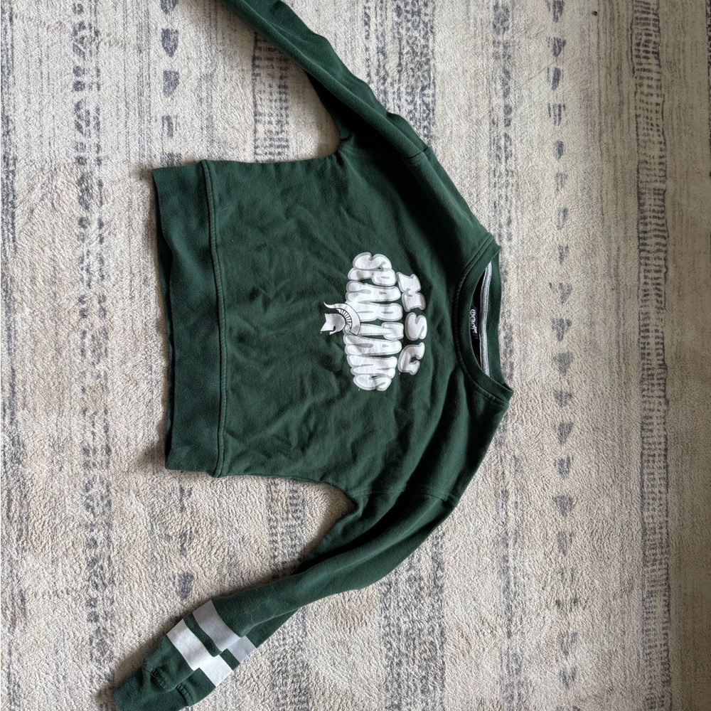 Green MSU Spartans Sweatshirt